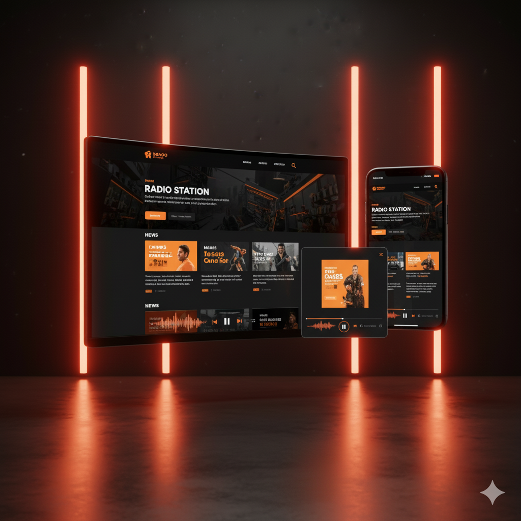 Sites Profissionais para Rádio